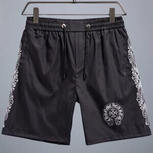Chrome Hearts Men's Black Beach Pants Shorts